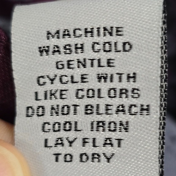 Habitat Shirt Womens Medium Purple Floral Button‎ Long Sleeve Lightweight Beachy - Picture 9 of 14